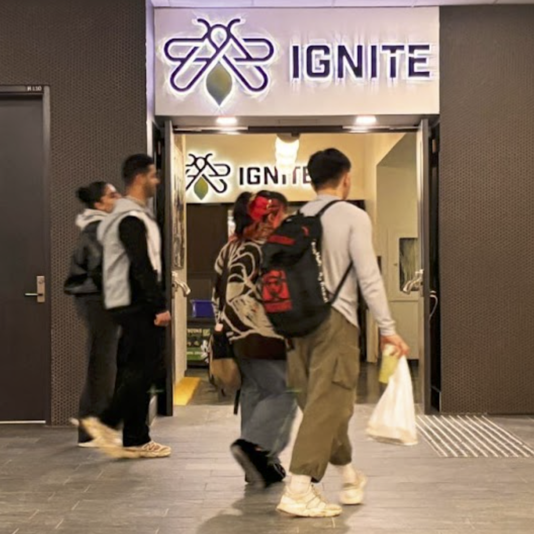 Image of IGNITE sign at Humber Polytechnic north campus.