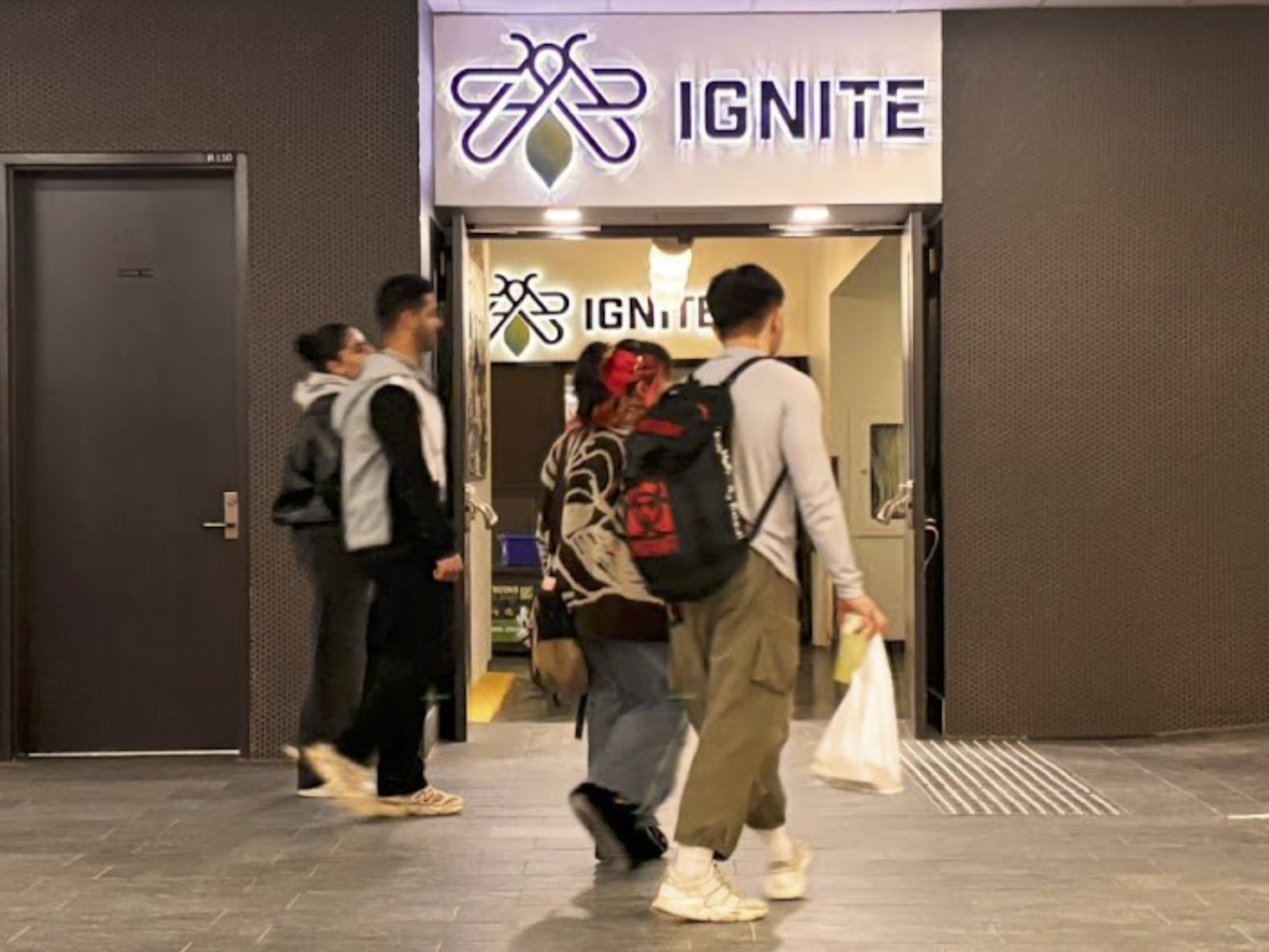 Image of IGNITE sign at Humber Polytechnic north campus.